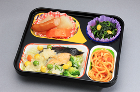 鮭のホワイトソース